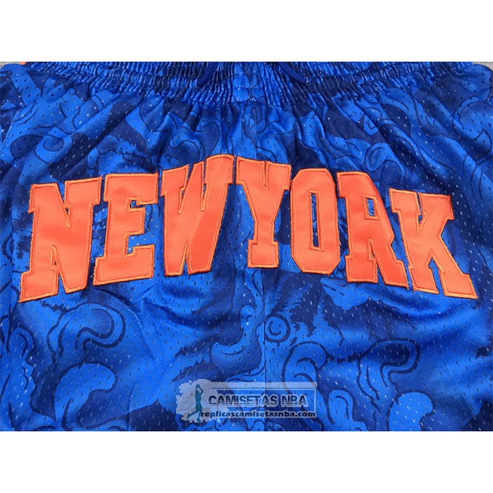 Pantalone New York Knicks Special Year Of The Tiger Azul